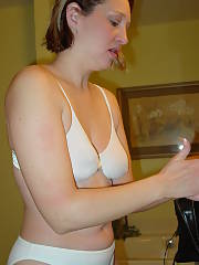 My mom getting ready to go out with her banging boyfriend. serves her right if i post these online!