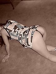 No one has a better body than my mom. since dad left shes come out of her shell, wants me to put these up everywhere.