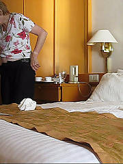 Granny caught unawares with a hidden camera, here are some stills