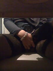 milf outdoors blowjob