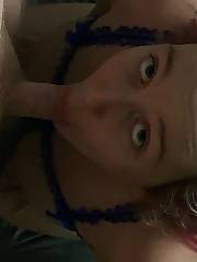pecker throat milf blowjob
