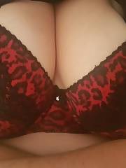 bbw busty cum brunette