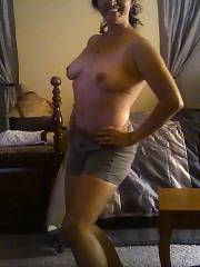 My wifes cute twat and breasts being shown in their natural beauty.  she makes me naughty every time i look at her