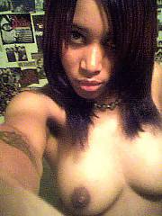Sexy black bang friend - 20 yr old shows her stuff and begs for cock.  i think she sent these to me and at least 8 or nine of my buddies over the past few months
