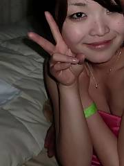 Drunk club chick - back from the club and ready for action.  this drunk whore begged and begged for a facial.  so me and my dude both covered her in sperm