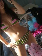 busty college coed exposing