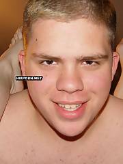 Homemade sex - curvy fat chick with saggy hooters and plump backside doing blow job and fuckin boyfriend at home