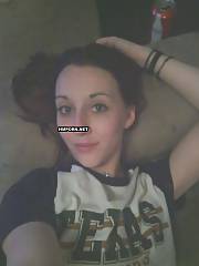 herself spreads legs cunt