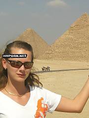 Skinny russian wife and her amateur porn photos from vacation on Egypt resort, She is sweet and sexy and has lovely round butt and fuckable sloppy vagina between legs