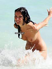 beach teasing walking spreading
