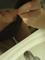 herself small nips