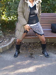 Wifeslutty wife in different outdoor  home pics