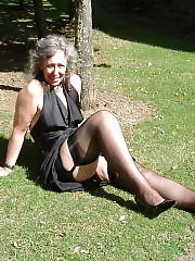 Sexual English gilf Amateur Mature Stockings