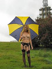 Nasty mamma with an... umbrella. right. okay hey id still tap it.