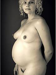 My pregnant naked wife, we did a bunch of classy shots so we can remember it years from now.