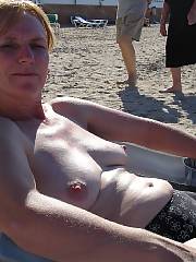 Shes a huge time nudist, even around the kids she was always topless, pretty bizarre