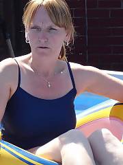 Shes a huge time nudist, even around the kids she was always topless, pretty bizarre