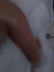 Bath time with my gf Bath Bathtime Bath Tits big Boobs Boobs Huge Boobs Bath Hairy unshaved Pussy Hairy Pussy