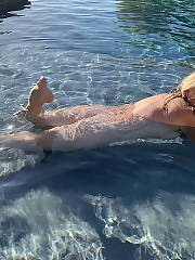 wife pool mature public