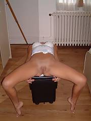 This tight light haired MILF shows that being 40  only makes you more naughty & in touch with your body.
