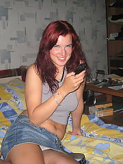 redheaded undresses shows
