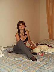blackhaired teenager herself