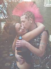 goth couple