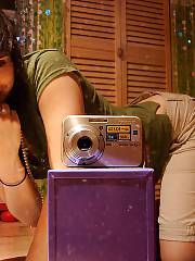 Amateur ex teen gf stacy filming and toying herself.