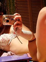 teenager toying herself