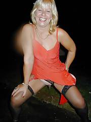 mature blowing pecker outdoor