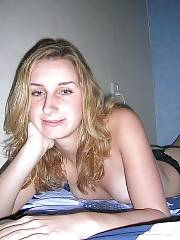 Hot amateur blonde ex-gf at home.