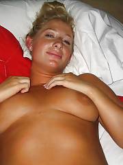 blond sucking pecker banged