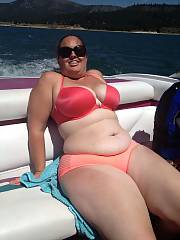 Beautiful white curvy on a boat.