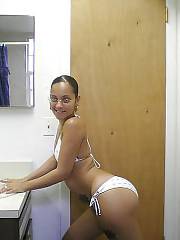 Amateur puerto rican exgf having fun at home.