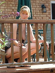 Likes to show it all.  some various random pics of my wife feeling naughty and letting me take some pics when the kids were at school and whatnot...we hope you like!!!