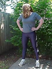 Lycra Spandex Amateur mom Milf Spandex Amateur