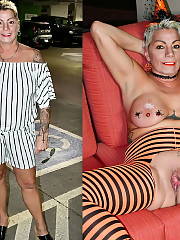 Halloween Dressed Undressed Amateur Babe MILF