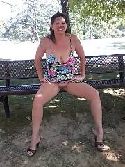 chubby mature outdoor