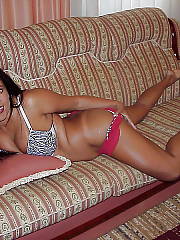 Exotic MILF having fun and poses nude on cam.