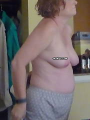 chubby mature wife showing