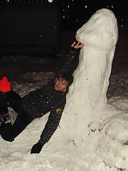 blackhaired teenager herself