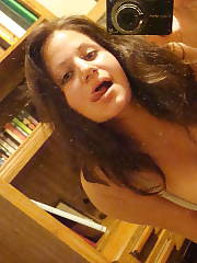 self shooting herself