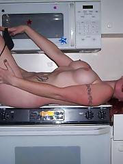 redhead milf spreading masturbating