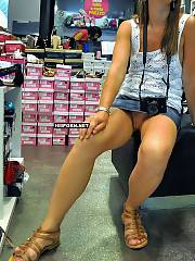 panties flashing skirt public