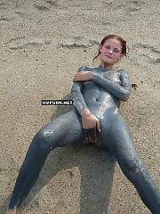 Ordinary babes having fun and taking dirty bath on the beach, Thats something new that you have never seen before, maybe