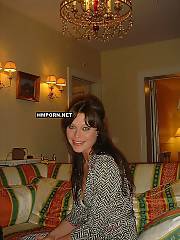 brunette wifey teasing kitchen