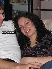 darkhaired fucks cums pussy