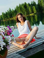 flashing public panties