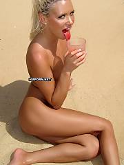 beach nudist spreading legs