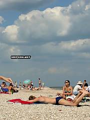 nudist beach exposing